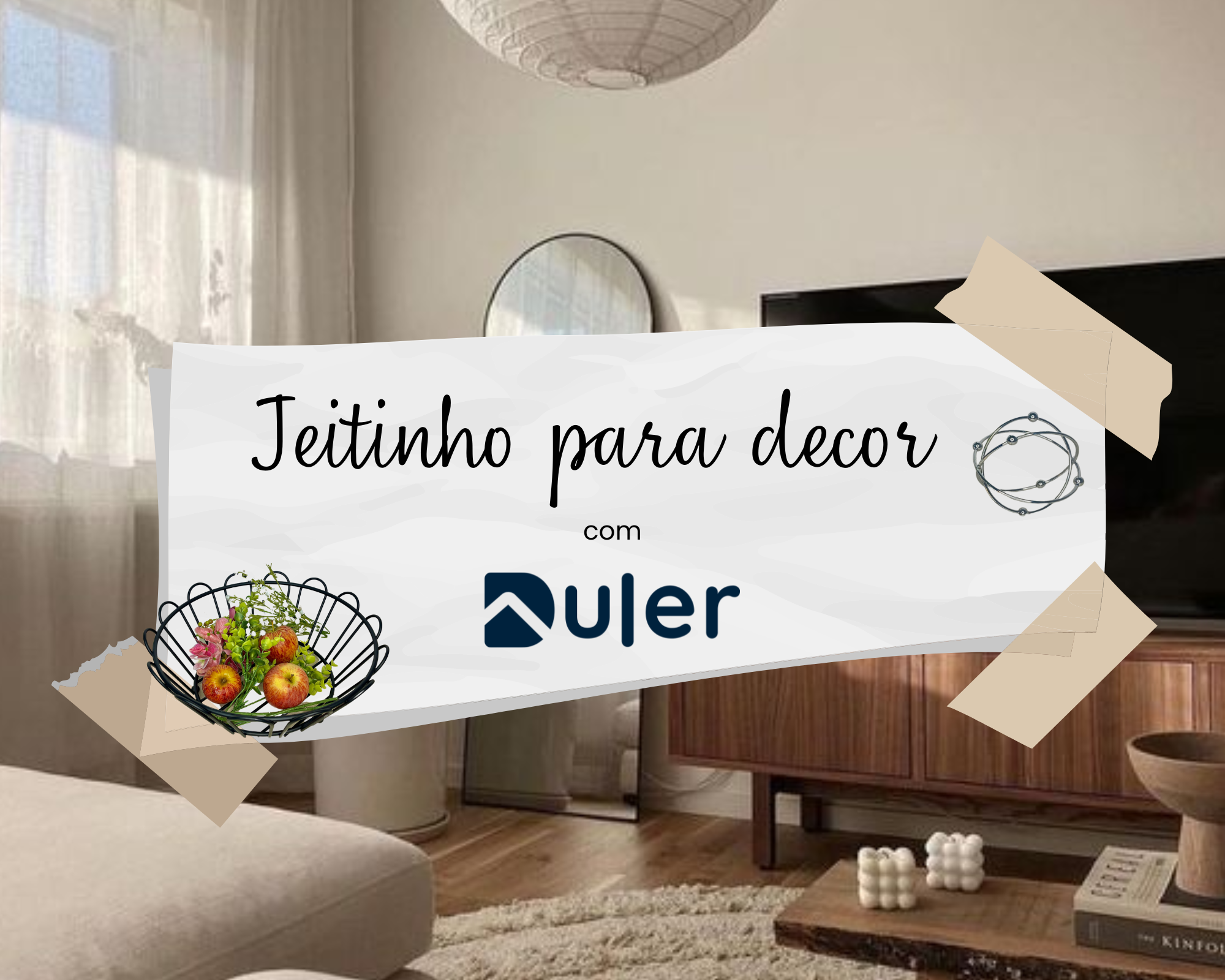 Capa jeitinho para decor